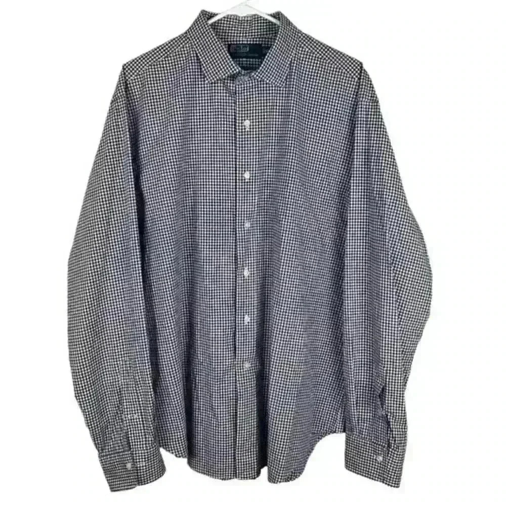𝅺euc Polo Ralph Lauren Long Sleeve Button Down Purple Checked Shirt Size XL‎
